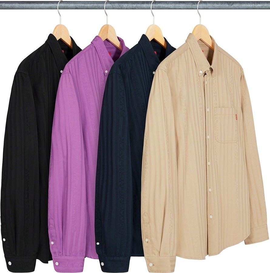Jacquard Stripe Twill Shirt